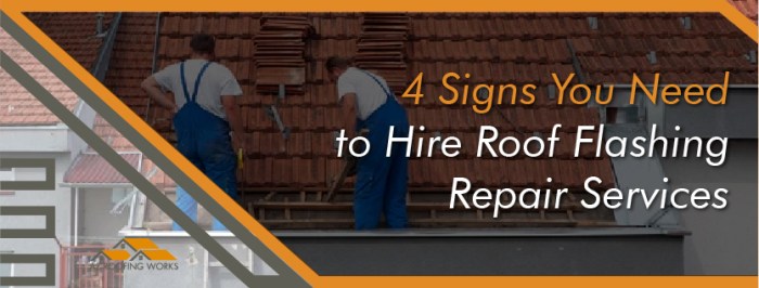 4 Signs You Need to Hire Roof Flashing Repair Services